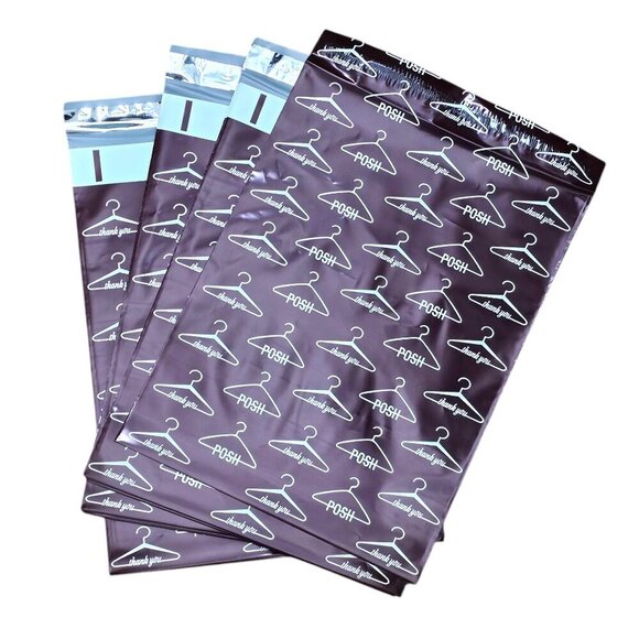 Poly Mailers 10x13 (25) New Posh Clothes Hanger Thank You Shipping Bags - Picture 1 of 2